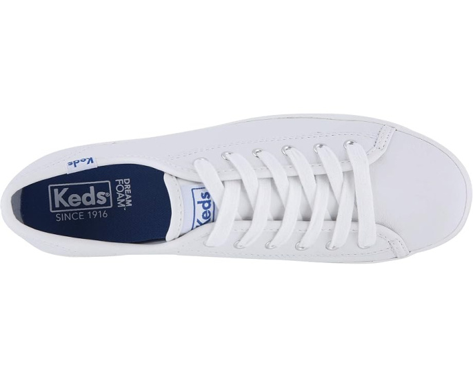 Кроссовки Keds Triple Kick Leather на платформе с кожаным верхом