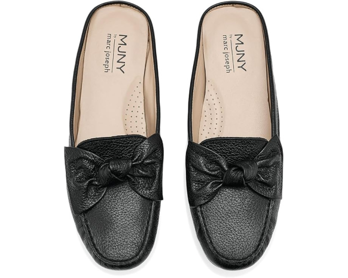 Мюли Marc Joseph New York Diane Street с бантом и открытой пяткой