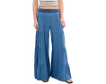 Широкие брюки XCVI Dugan Wide Leg с эластичным поясом из хлопка и льна