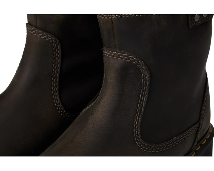 Ботинки Dr. Martens Anistone Lo Leather Pull-On с металлическими пластинами