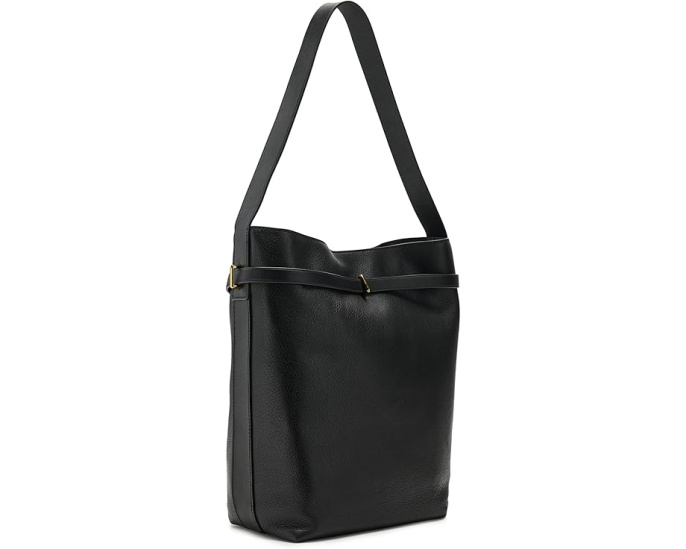 Кожаная сумка-ведро Belted Essential с ремнем от Madewell