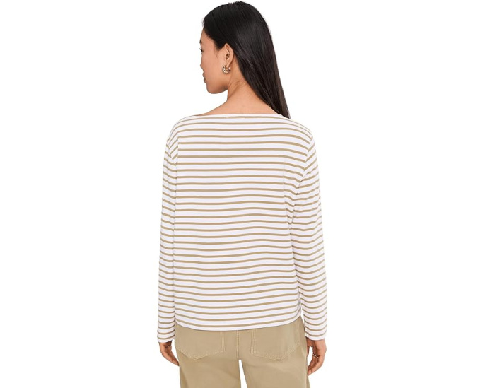 Топ Lilla P Easy Boatneck с лодочкой и полосками