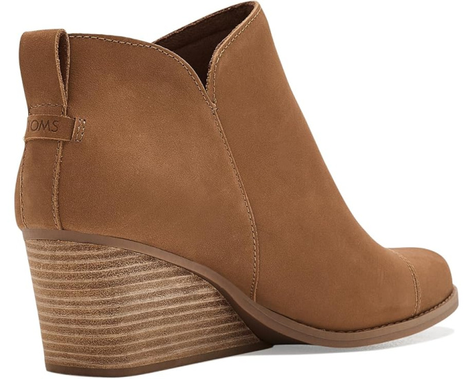 Ботинки TOMS Goldie на танкетке с застежкой-молнией