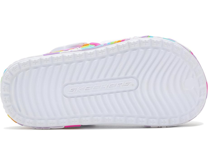 Детские сабо SKECHERS KIDS Summer Scene-Rainbow Wish с регулируемым ремешком