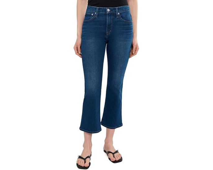 Джинсы Madewell The Short Stretch Flare Crop в цвете Osgoode