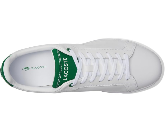 Кроссовки Lacoste Carnaby Pro с цветными вставками и фирменным крокодилом