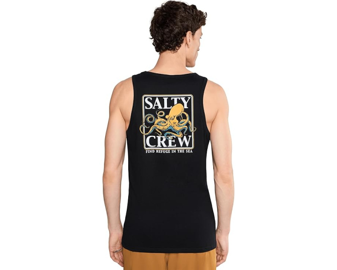 Топ Ink Slinger Tank от Salty Crew черный