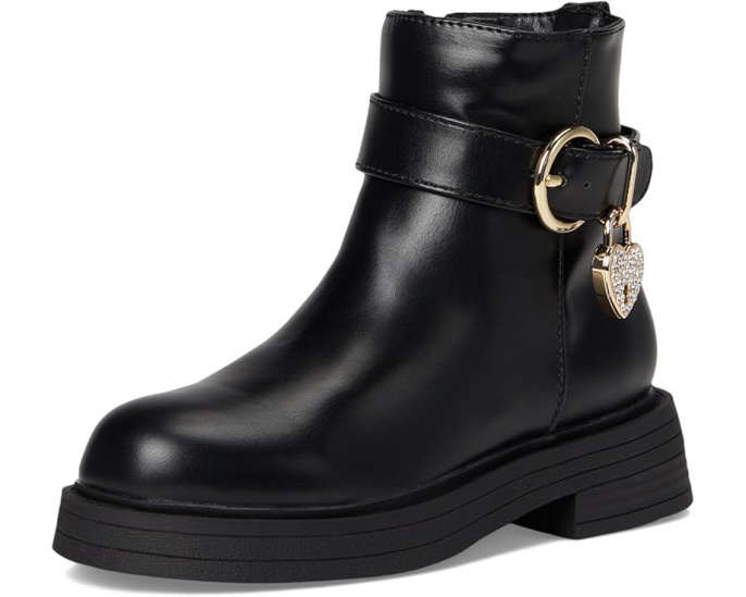 Ботильоны Steve Madden Kids Locket из веганской кожи с пряжкой и молнией