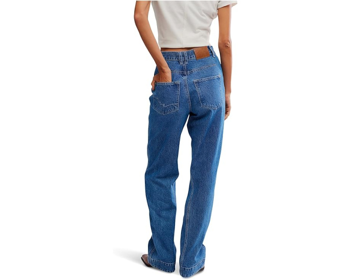 Джинсы Free People Stick Around Slim Curve свободные