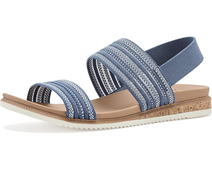 Босоножки BOBS from SKECHERS Bobs Desert Kiss Low Breezy Stripe