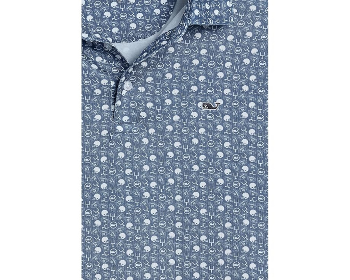 Поло Vineyard Vines Printed Sankaty Polo для мальчиков