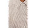Блузка Vince Ticking Stripe с коротким рукавом