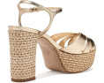 Сандалии Schutz Keefa Raffia с плетеным верхом и каблуком