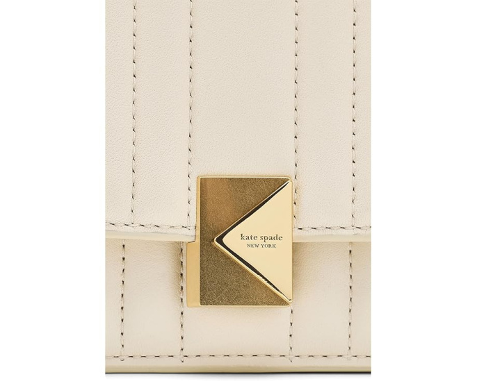 Мини-кроссбоди Deco Quilted Leather Mini Flap Chain с цепочкой от Kate Spade New York