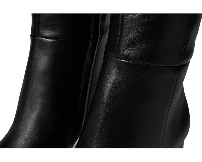 Ботинки Sylvia Wide Calf Sam Edelman из кожи с широким голенищем