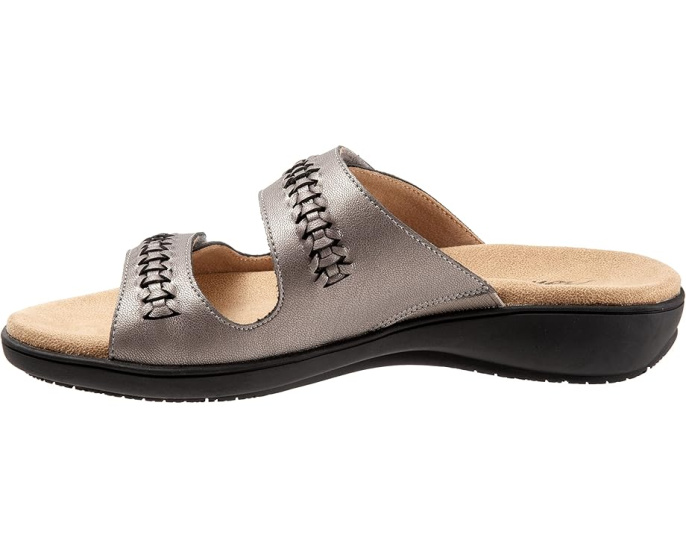 Сандалии Trotters Ruthie Woven на танкетке с регулируемой липучкой