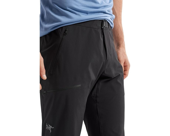 Брюки Arc'teryx Gamma с зауженным кроем и карманами на молнии
