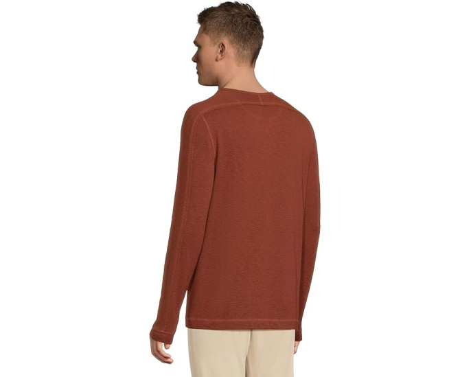 Свитшот Johnston & Murphy Split-neck с текстурной вязкой