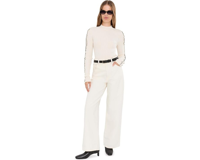 Mock Neck Long Sleeve Sweater