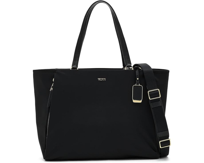 Tumi сумка Valetta Large Tote кожаная с цепочкой