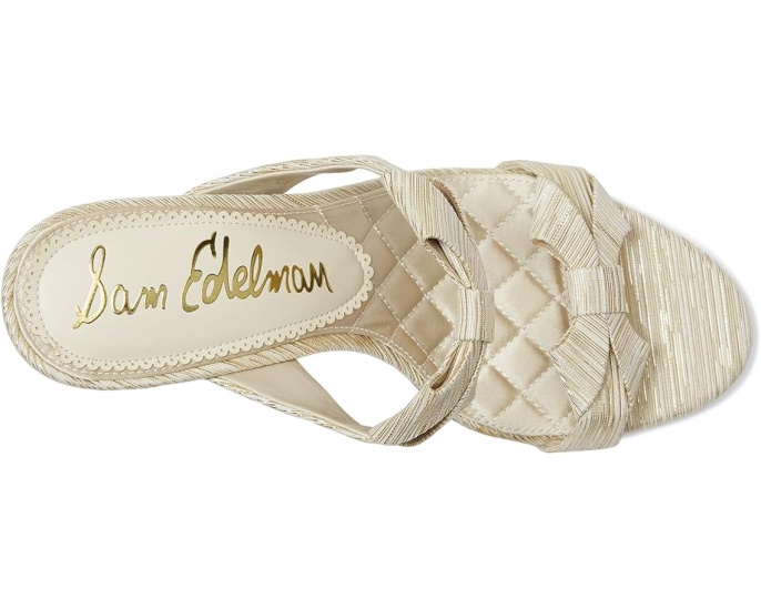 Сандалии Sam Edelman Jasmine с регулируемым ремешком на щиколотке и высотой каблука 8.89 см