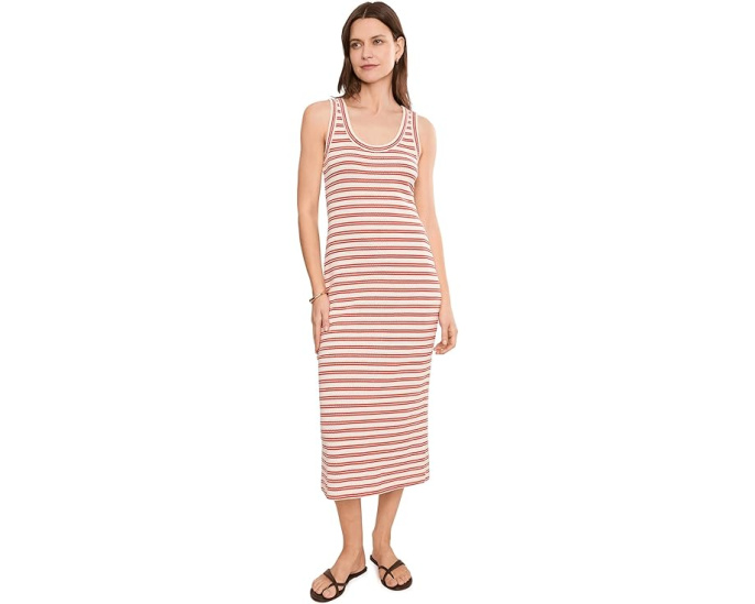 Платье миди Madewell Bloom Texture Tank с полоской