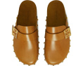 Мюли Tory Burch Mellow Stud с ремешком и металлическим логотипом