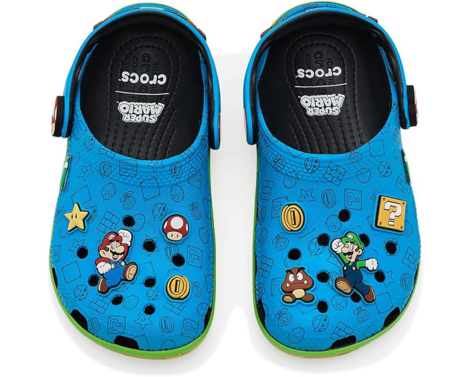 Crocs детские классические сабо Super Mario