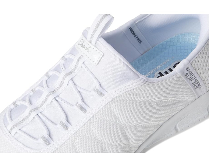 Безшнуровые кроссовки Skechers Brilliance с блестящим верхом