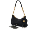 Сумка MICHAEL Michael Kors Nolita Medium Chain Pouchette с цветочным брелоком