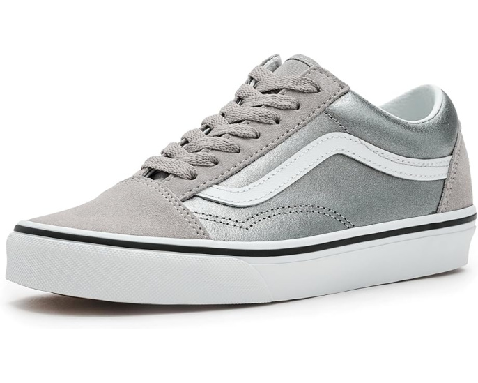 Кеды Vans Old Skool для детей с кожаным верхом и вафельной подошвой