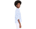 Топ CeCe Pinstripe Cotton Pearce с цветочным узором