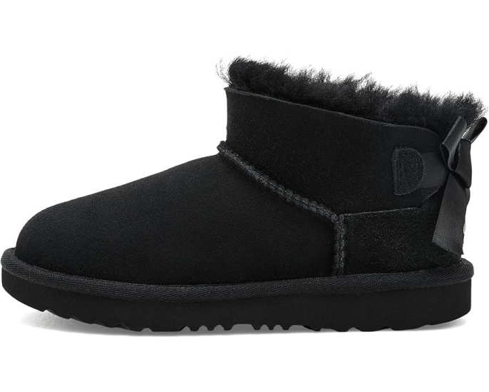 Детские угги UGG Ultra Mini Bailey Bow Black