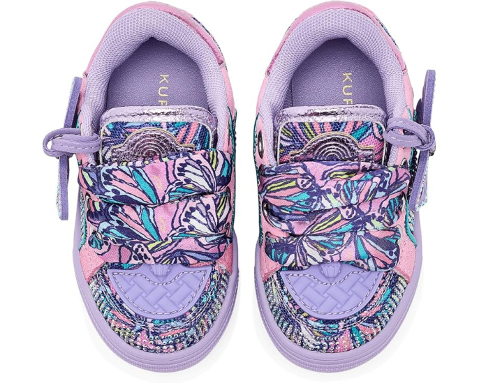 Kurt Geiger London Kids Кроссовки Mini Southbank Tag с цветком для малышей