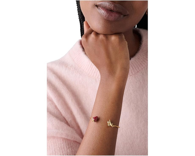 Браслет-манжета Kate Spade New York Secret Garden Strawberry Cuff