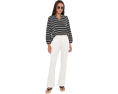 Джинсы Paige Petite High Rise Laurel Canyon в оттенке Tonal Ecru