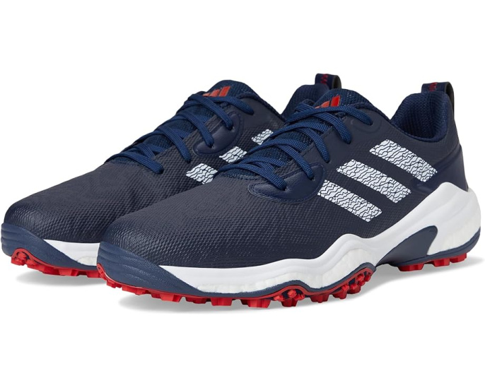 Бесшипные кроссовки для гольфа Adidas Codechaos 25 с водонепроницаемым верхом и технологией TWISTGRIP