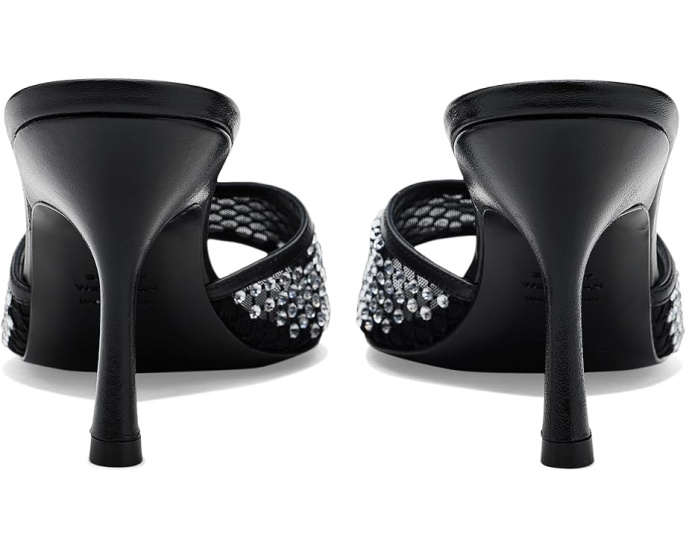 Сланцы Stuart Weitzman Bareitall Shine с блестками и стулом