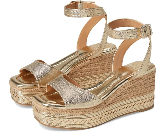 Босоножки Vince Camuto Lilla на танкетке в стиле эспадрильи