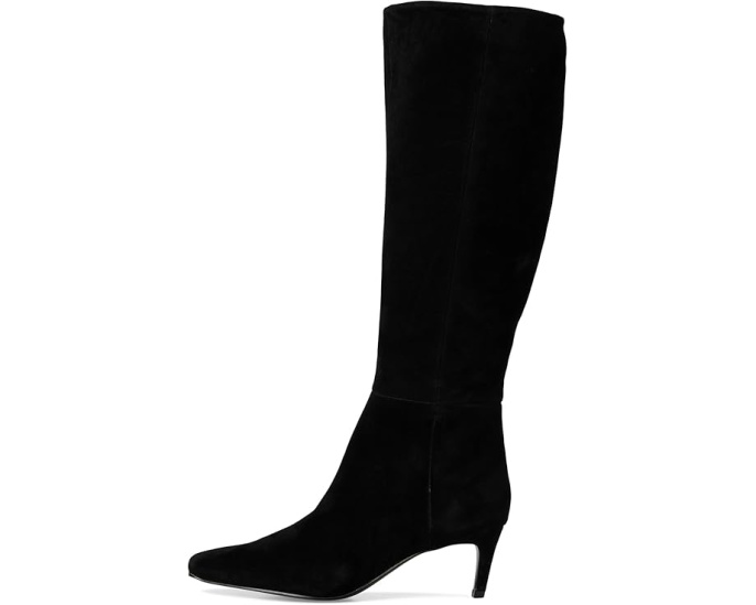 Ботинки Nine West Caddy из замши с квадратным носком и котячьим каблуком
