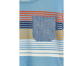 Топ Hatley Blue Shadow на каждый день с грудным карманом