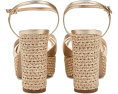 Сандалии Schutz Keefa Raffia с плетеным верхом и каблуком