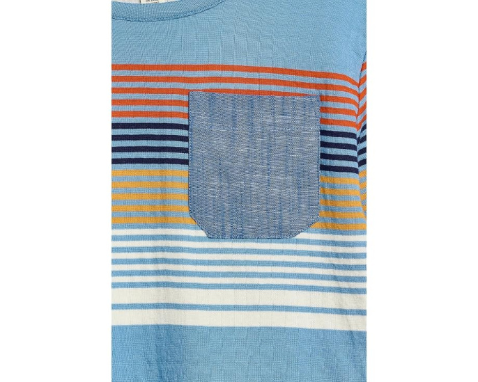 Топ Hatley Blue Shadow на каждый день с грудным карманом