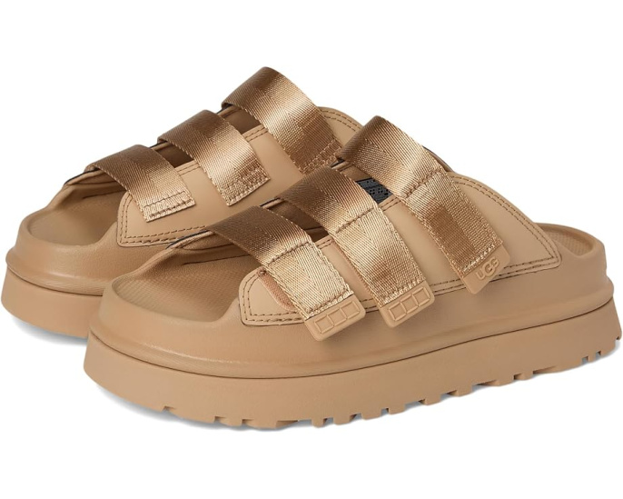 Сандалии UGG GoldenGlow Slide с регулируемыми ремешками