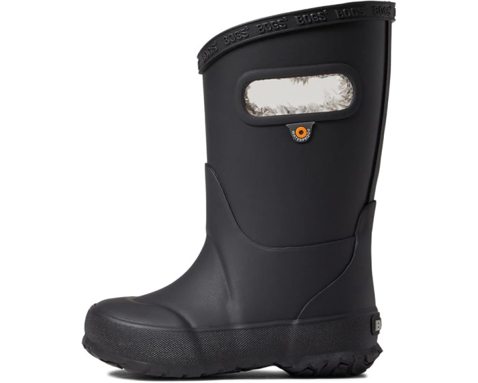 Детские резиновые сапоги Bogs Rain Boot Plush с искусственным мехом