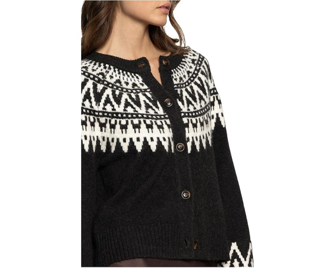 Fairisle Crewneck Cardi
