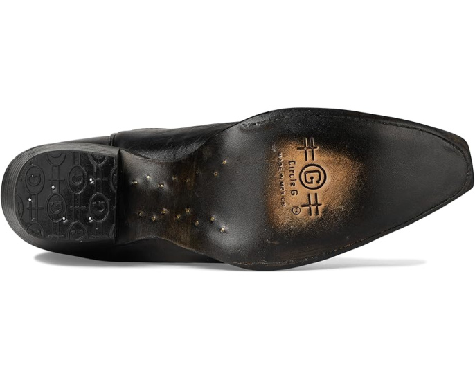 Corral Boots ковбойские сапоги L6180 с вышивкой черные