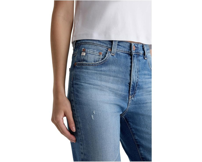 Джинсы AG Jeans Brinley средней посадки прямые 16 Years Soaring