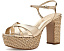 Сандалии Schutz Keefa Raffia с плетеным верхом и каблуком