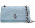 Мини-сумка Marc Jacobs The Suede Croc Dual Chain с крокодиловым тиснением